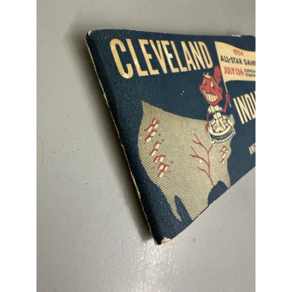 1954 Baseball Cleveland Indians Schedule Ticket Press Media Guide Roster Program